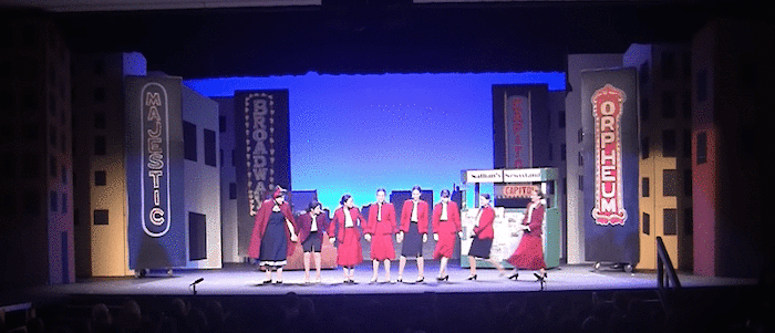 The mission band in "Guys and Dolls" - Spring 2019 (Photo: JJHS)