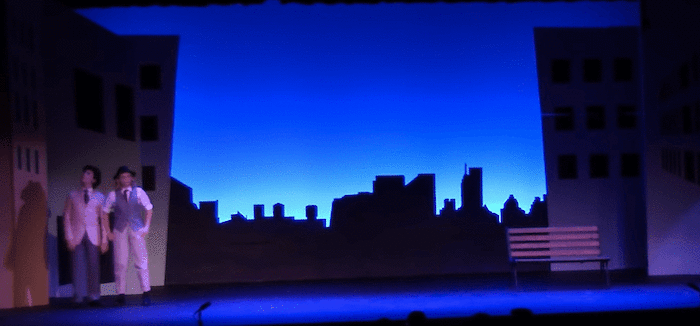 Nicely and Benny in "Guys and Dolls" - Spring 2019 (Photo: JJHS)